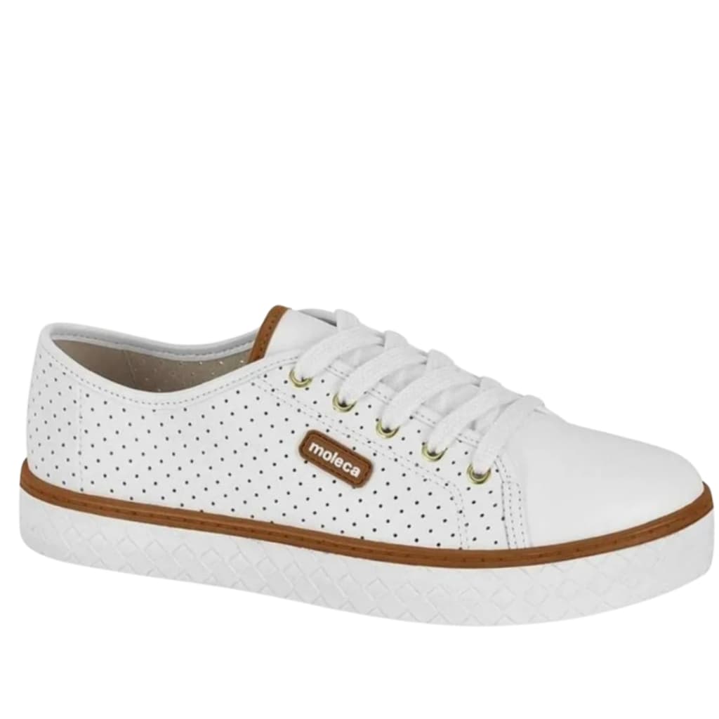 Tênis Feminino Moleca Confortável 5667.302 /5712.205 Branco/Preto/Nude