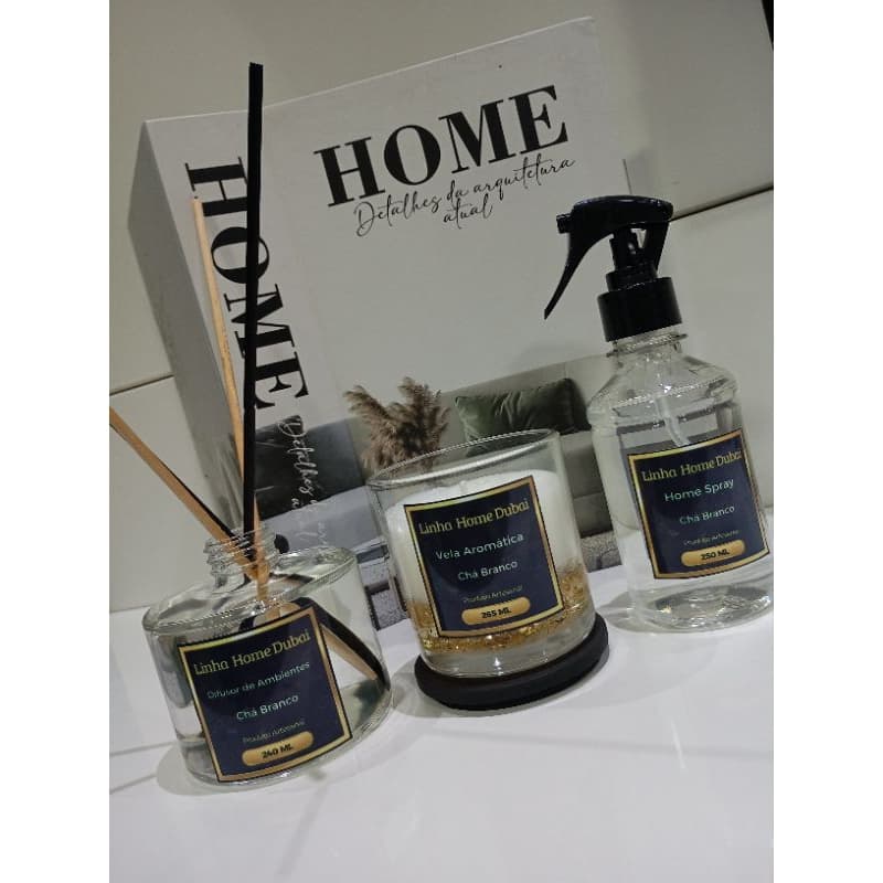 Kit | aromatizadores | aromatizador de ambiente Home spray aroma para ambientes | casa | Chá branco