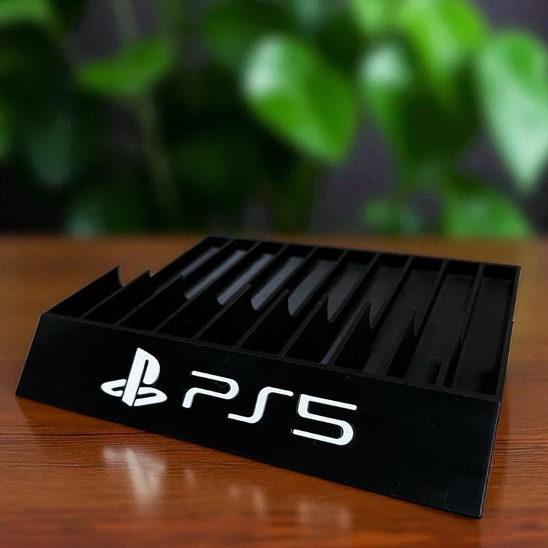 Suporte para 10 jogos PlayStation PS5 Organizador de jogos Porta Jogos