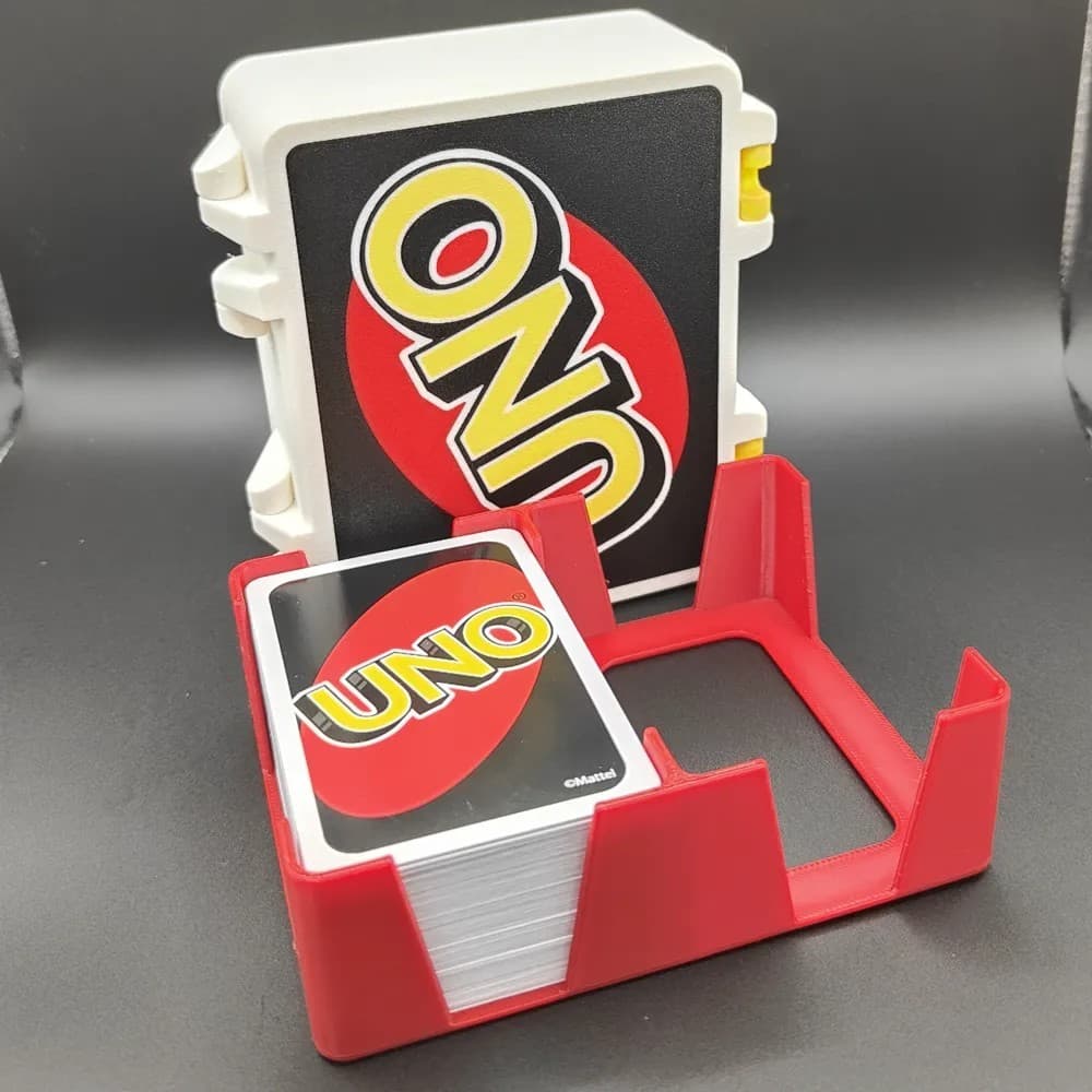 Suporte Organizador 3D para Baralho UNO – Acessório Resistente e Prático (Não Acompanha o Baralho)