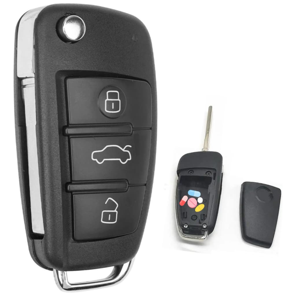 Chave de carro falsa porta comprimidos moeda modelo Audi