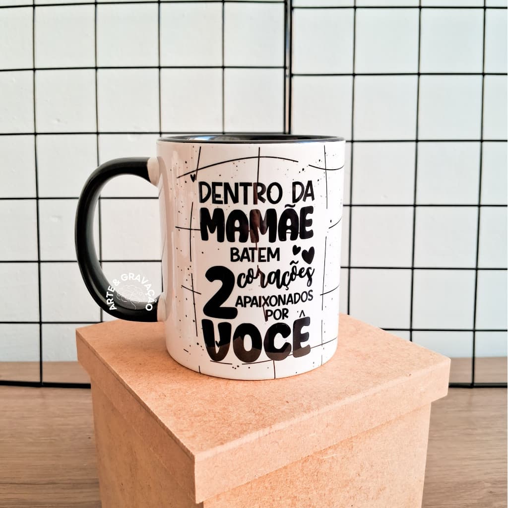 Caneca Cerâmica Revelação Pai + Caixa