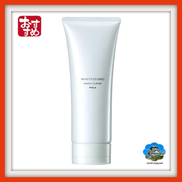 [Direto do Japão] [Quase medicamento] POLA Whitissimo Medicated Wash Clear [Limpeza Facial] 120g Um sabonete líquido que remove completamente as células mortas e a sujeira desnecessárias dos poros (estrato córneo) da pele danificada pelos raios UV.