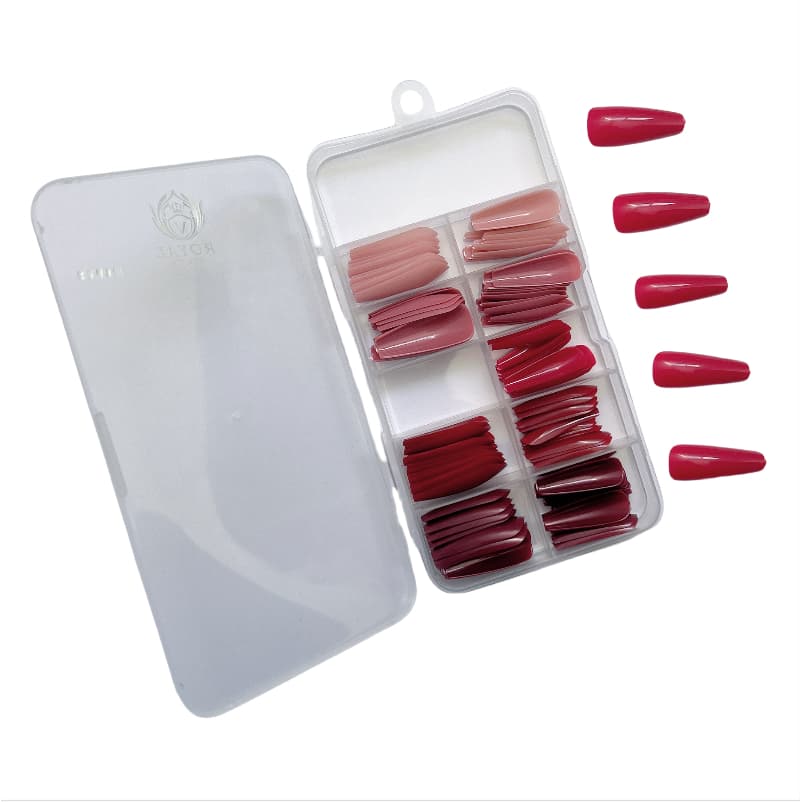 Cartela com 120 Unhas Postiças Variadas Versatilidade para Todos os Looks e Ocasiões T530-2
