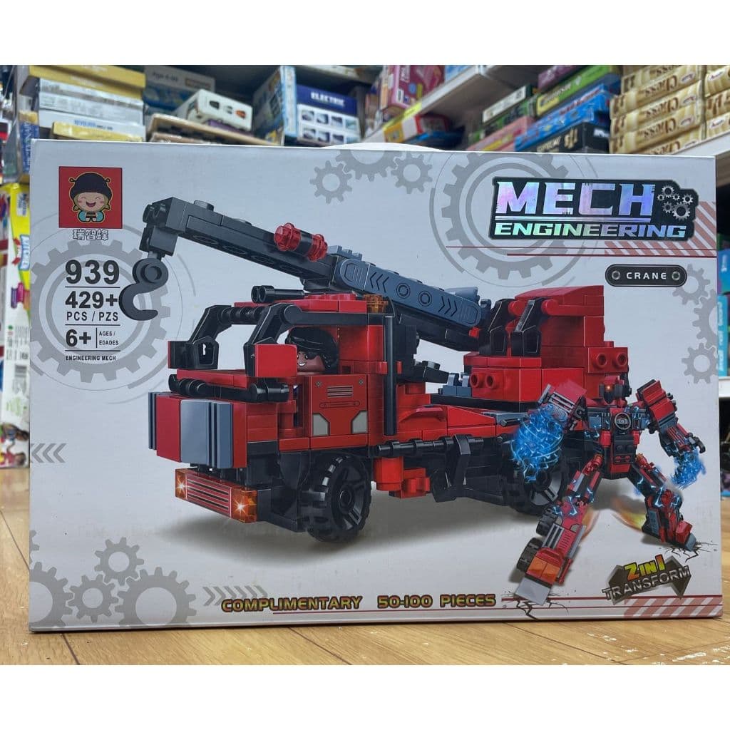 Blocos de Construção 2 em 1 429+ peças Brinquedo Menino
