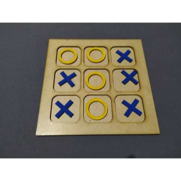 Jogo Da Velha 8 Peças Jogos Madeira Educativo Pedagógico brinquedo pedagogico