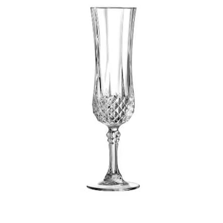 Jogo de 03 Taças De Champagne Requinte 180m Dimensões:20cm de Altura6,cm de Diâmetrol
