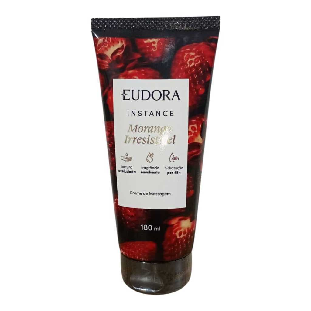 Creme de Massagem Instance Morango Irresistível 180ml Eudora