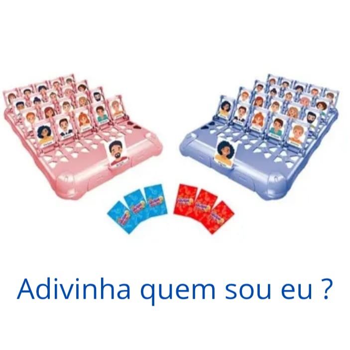 Brinquedo tipo Cara a Cara Menino Menina  Jogo quem sou eu jogo Tabuleiro Pequeno