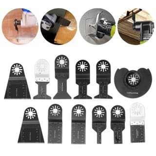 Kit 12 Laminas De Corte Acessórios Para Ferramenta Oscilante