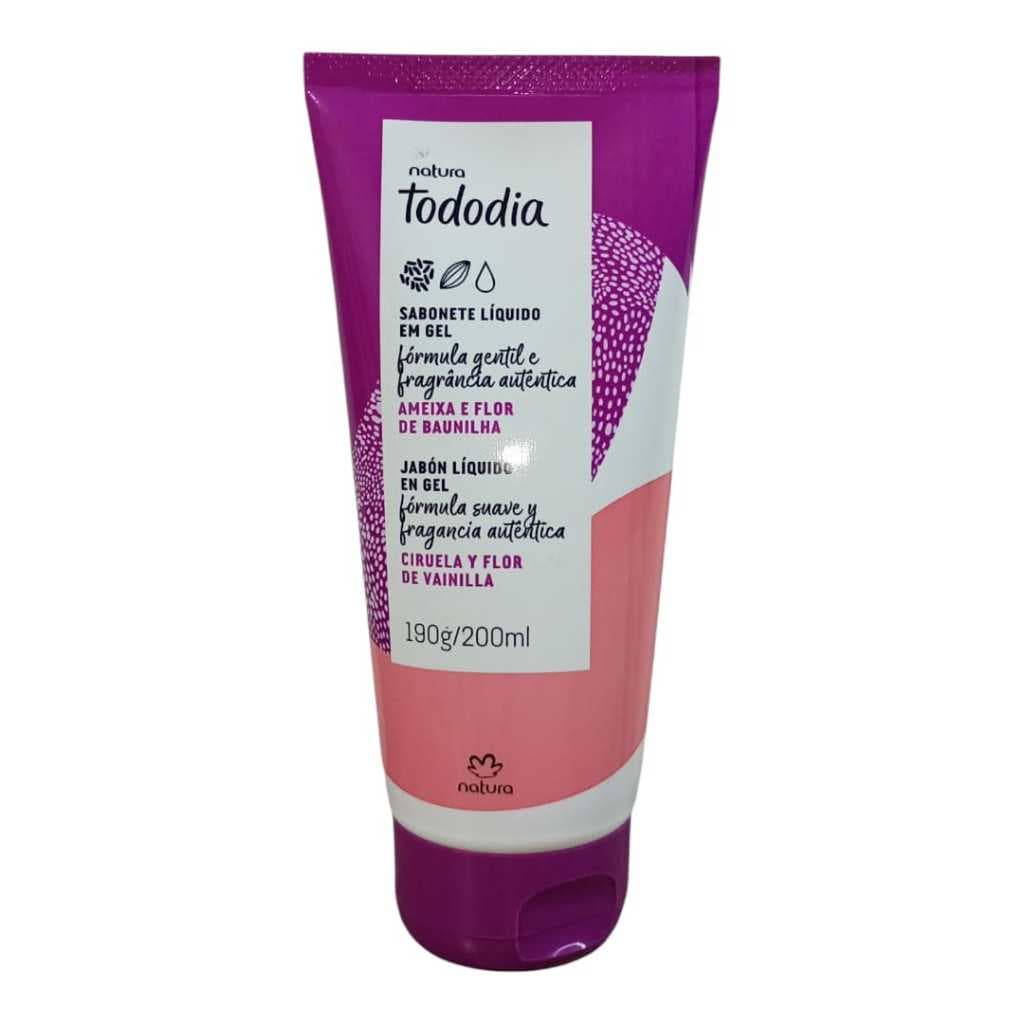 Sabonete Líquido em Gel Tododia Ameixa e Flor de Baunilha 200ml