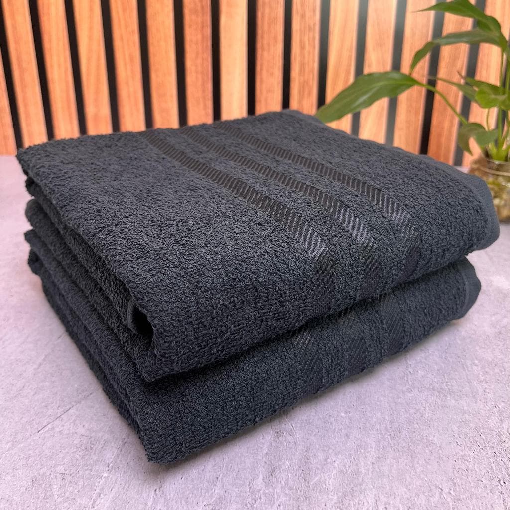 Kit 2 Toalhas - Banho Felpudas Ultra Macias 100% Algodão Puro 1,30x65cm Conforto e Qualidade