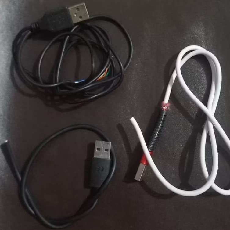 ponta de cabo USB para projetos