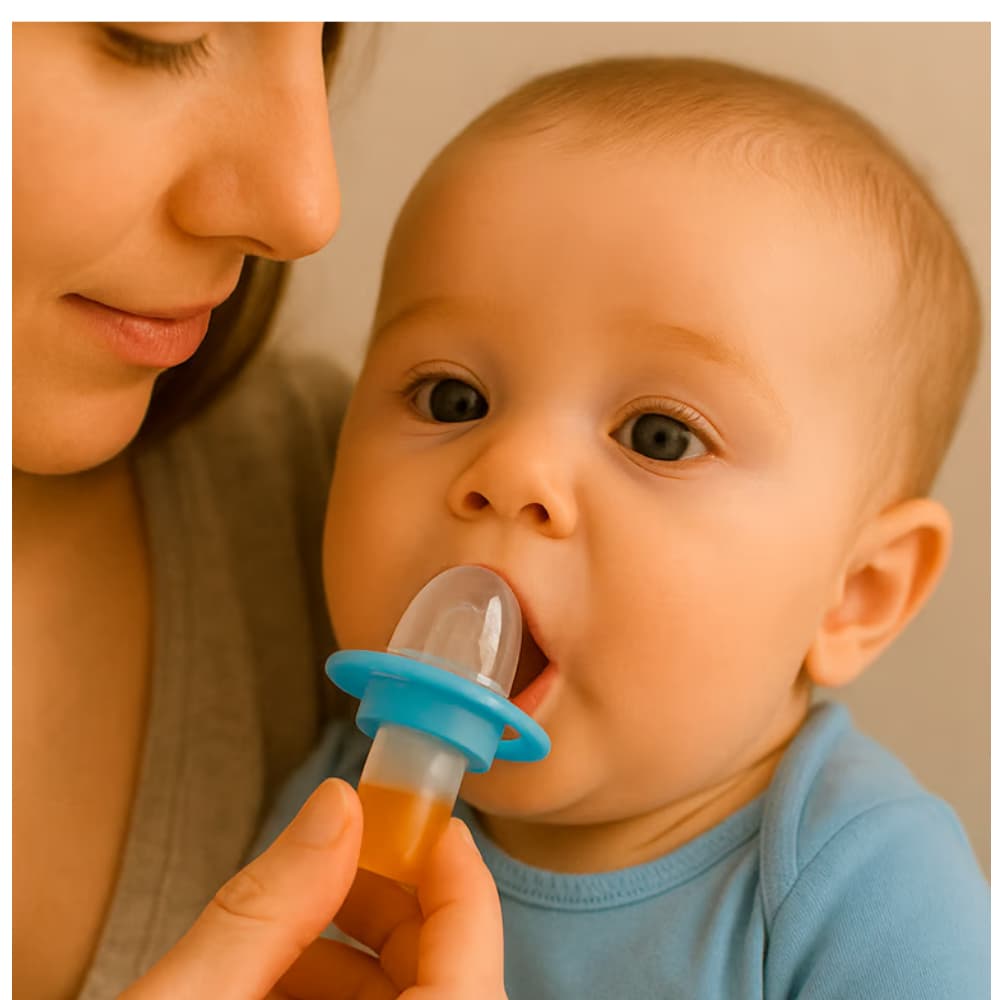 Dosador de Remédios para Bebês – 10ml com Bico Anatômico em Silicone