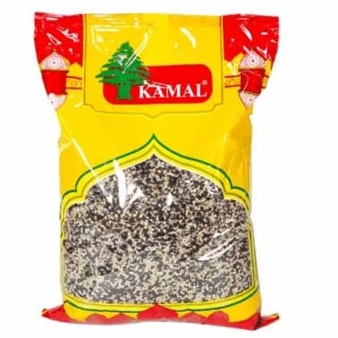 Gergelim Mix Branco e Preto Tostado para Sushi1kg Kamal