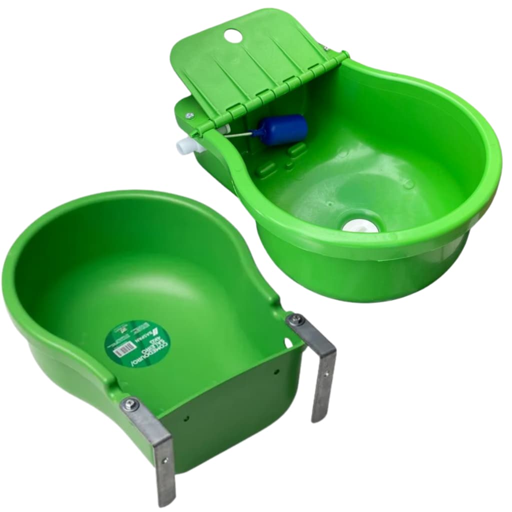 Kit Comedouro e Bebedouro 8lt Para Boi Cavalo Cabra Ovelha