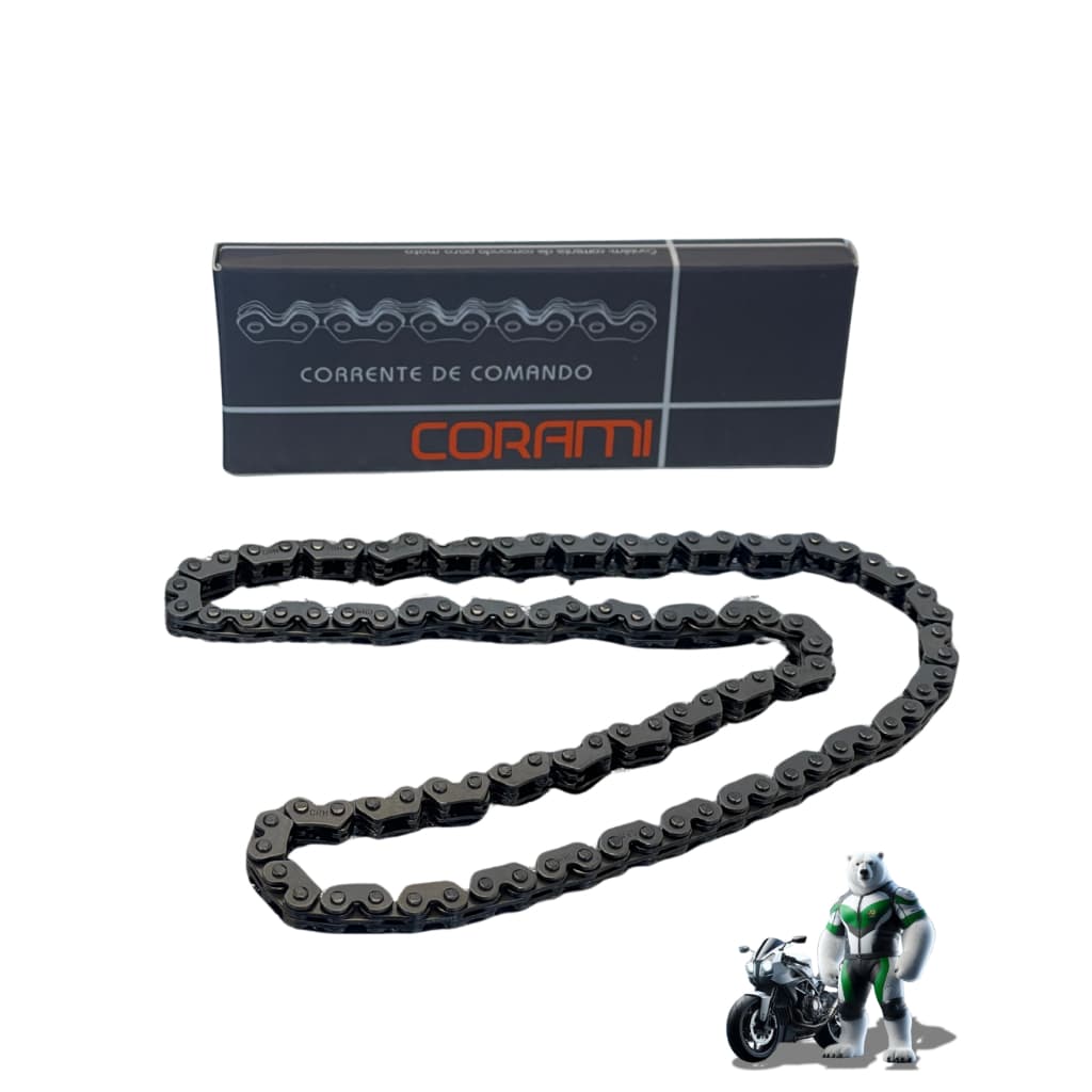 Corrente de Comando Cg Titan 150 2004 2005 2006 2007 2008 Fan 150 Esi 2010 2011 2012 2013 Bros 150