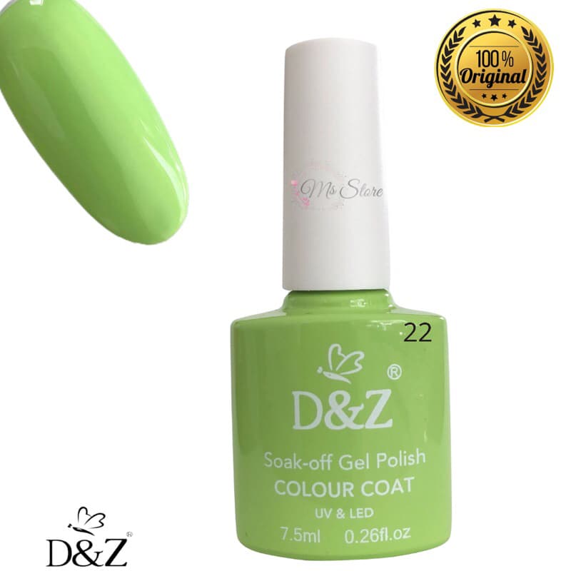 Esmalte em Gel D&Z 7,5ml Cor 322 Coleção C Led UV Lírio Bella Rosa