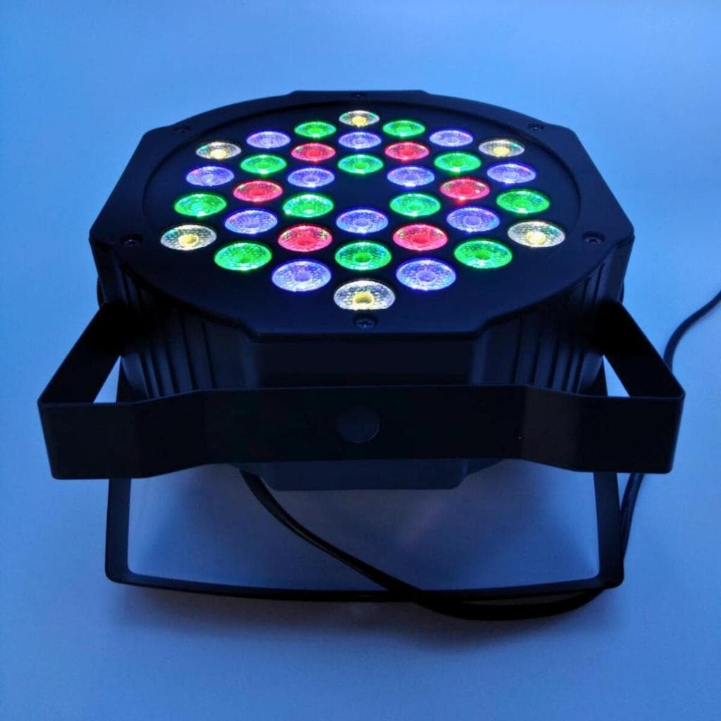 Refletor Canhão de Led 36LEDS Luz de Festa RGBW Iluminação Balada DJ Strobo DMX-YEYSALE