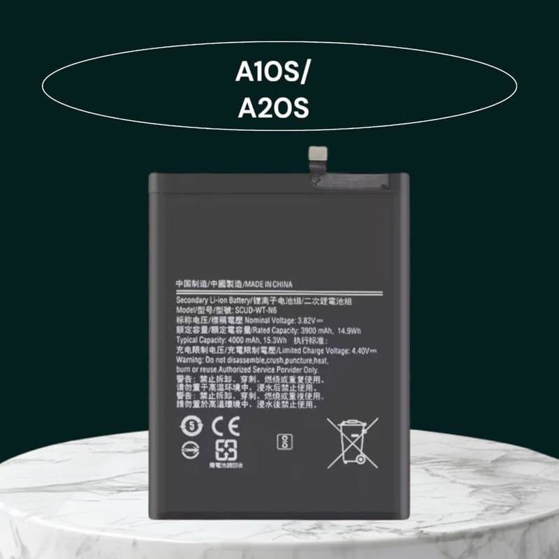 Bat-eria compatível, (A10s/A20S)nova e pronta para instalação. Produto desenvolvido para substituição do APARELHO