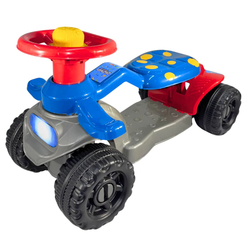 Quadriciclo Andador Gira Gira Infantil - 1 a 3 anos até 16kg - Desenvolvimento de Coordenação Motora