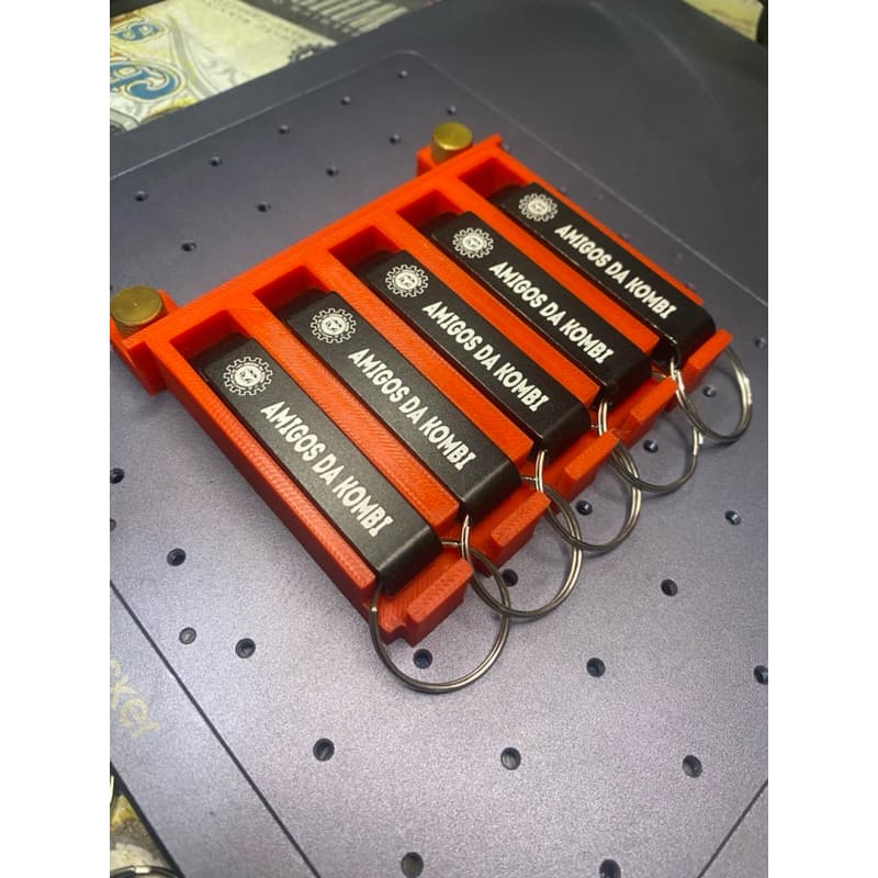 Suporte Gravação a laser pecker 4 chaveiro pé de galinha