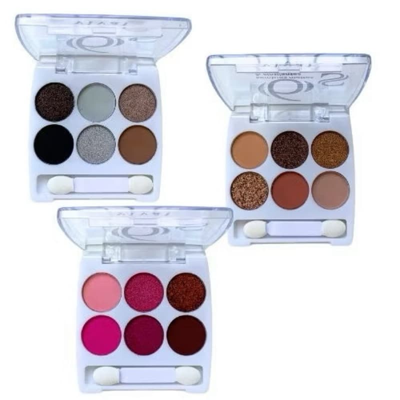 Paleta de Sombras Mattes e Cintilantes Vivai Pigmentada