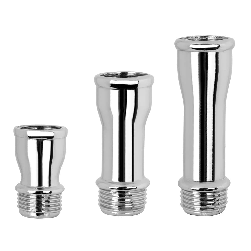 Kit Alongador para Torneira 1/2" Cromado – 4cm 6cm 8cm – Extensor em Metal Resistente