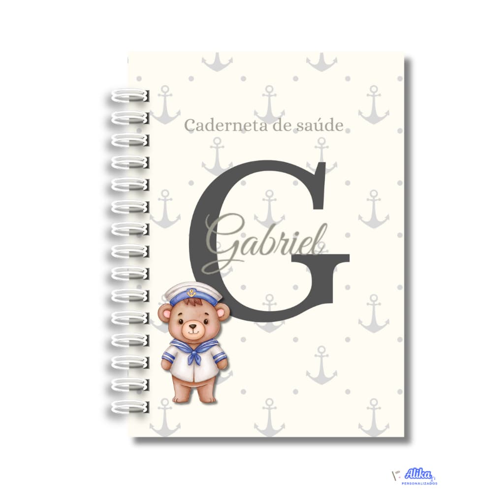 Caderneta De Vacina Menino Personalizada Com Nome - Caderneta de saúde