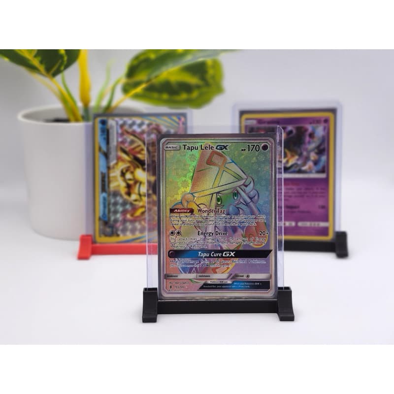 kit 3 Suportes para Cards Pokémon Top Loader para expor suas cartas com estilo!