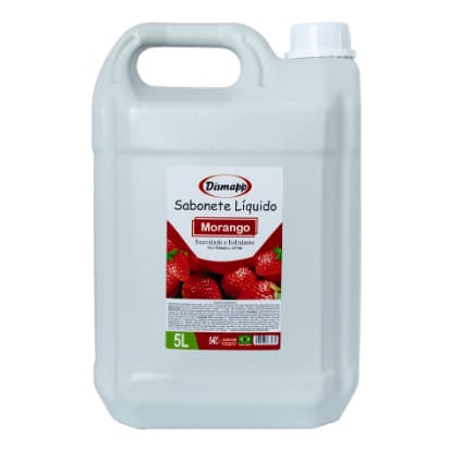 Sabonete Líquido Morango 5 Litros Dismapp Suave e Delicado