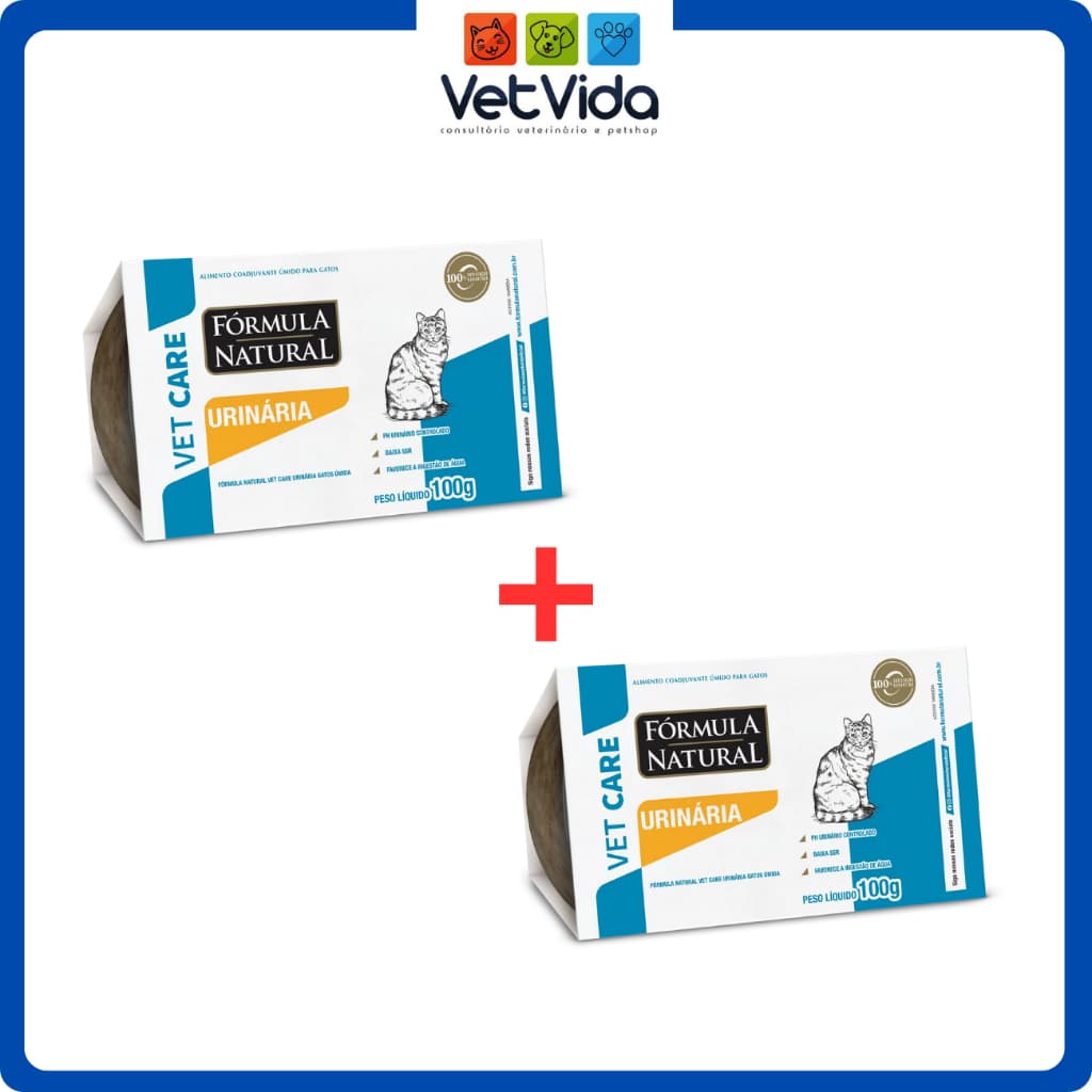 Fórmula Natural Vet Care Urinária Gatos kit com 2 unidades.