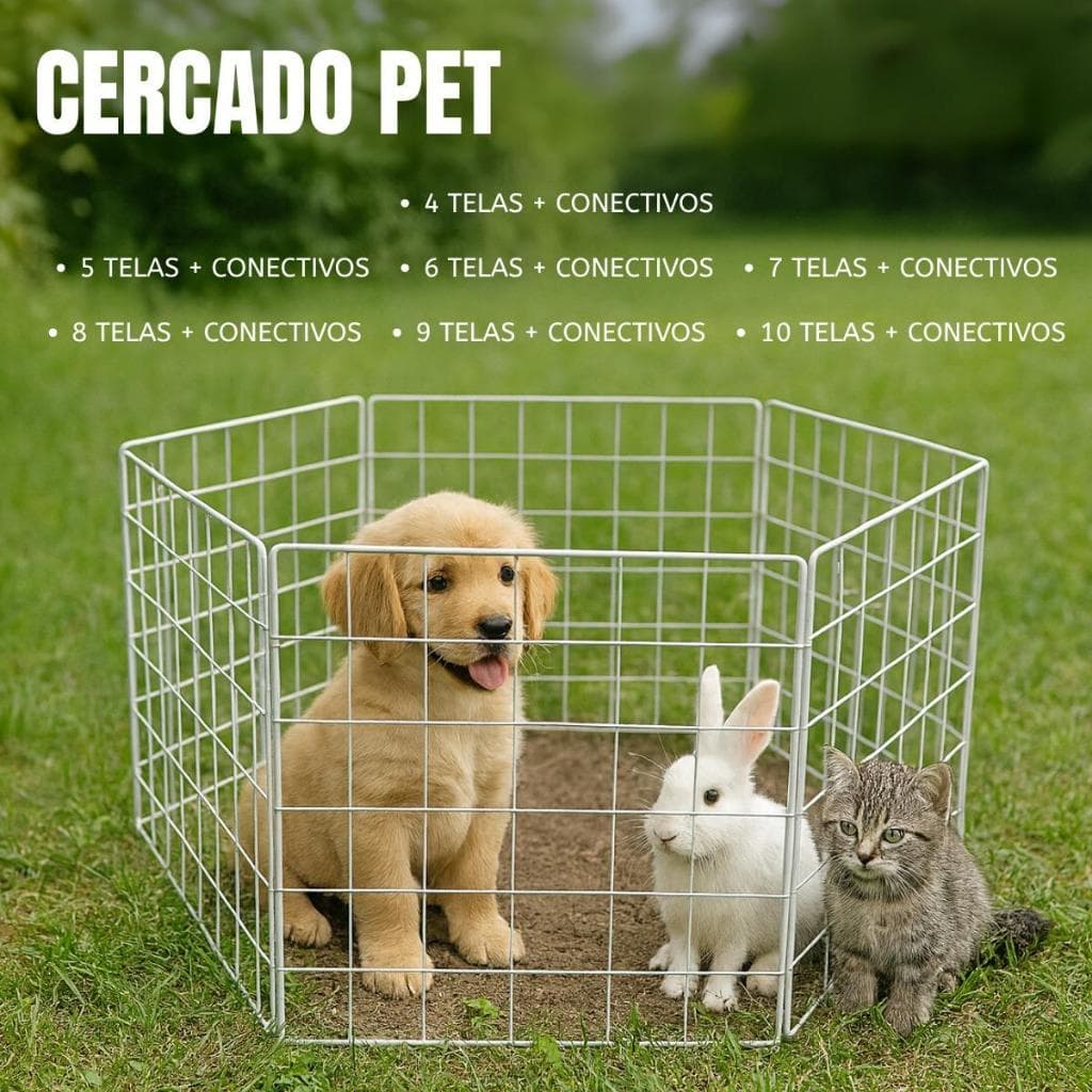 Cercado Para Pet - Cercado Móvel Flexível Para Transporte 30x30