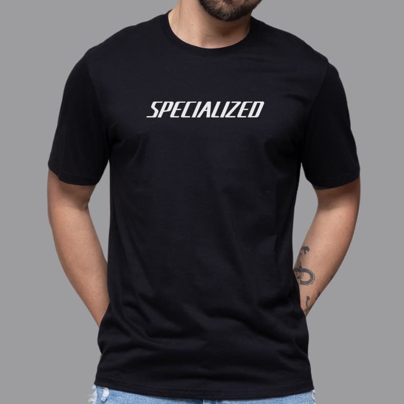 Camiseta Bike Specialized Pedal Bicicleta 100% Algodão Fio 30.1