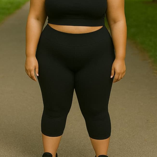 CALÇA FEMININA CAPRI CORSARIO PLUS SIZE DO P AO G4