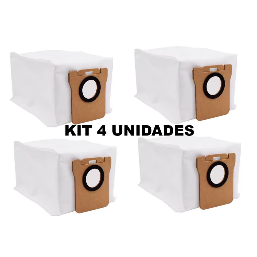 Kit Saco Coletor Para Robô Aspirador X10+ / X20+ Plus e B101GL S20+ S20 PLUS S10+ S10 PLUS AUG