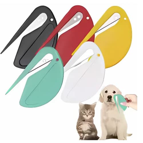 Cortador de nó para animais de estimação, 1 peça, ferramenta perfeita colorida de desembaraço