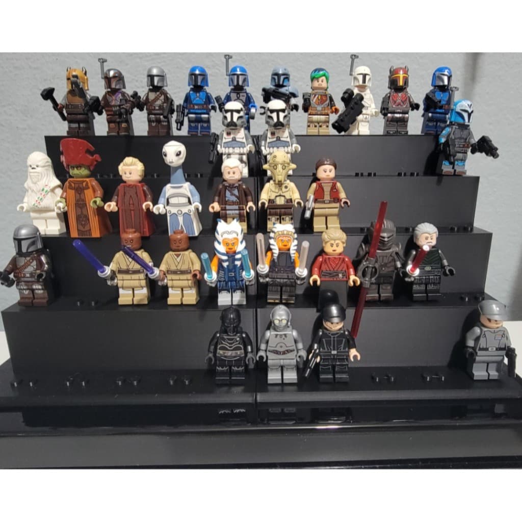 Suporte Expositor 3D Organizador para 25 Bonecos LEGO – Modelo Colecionável e Decorativo