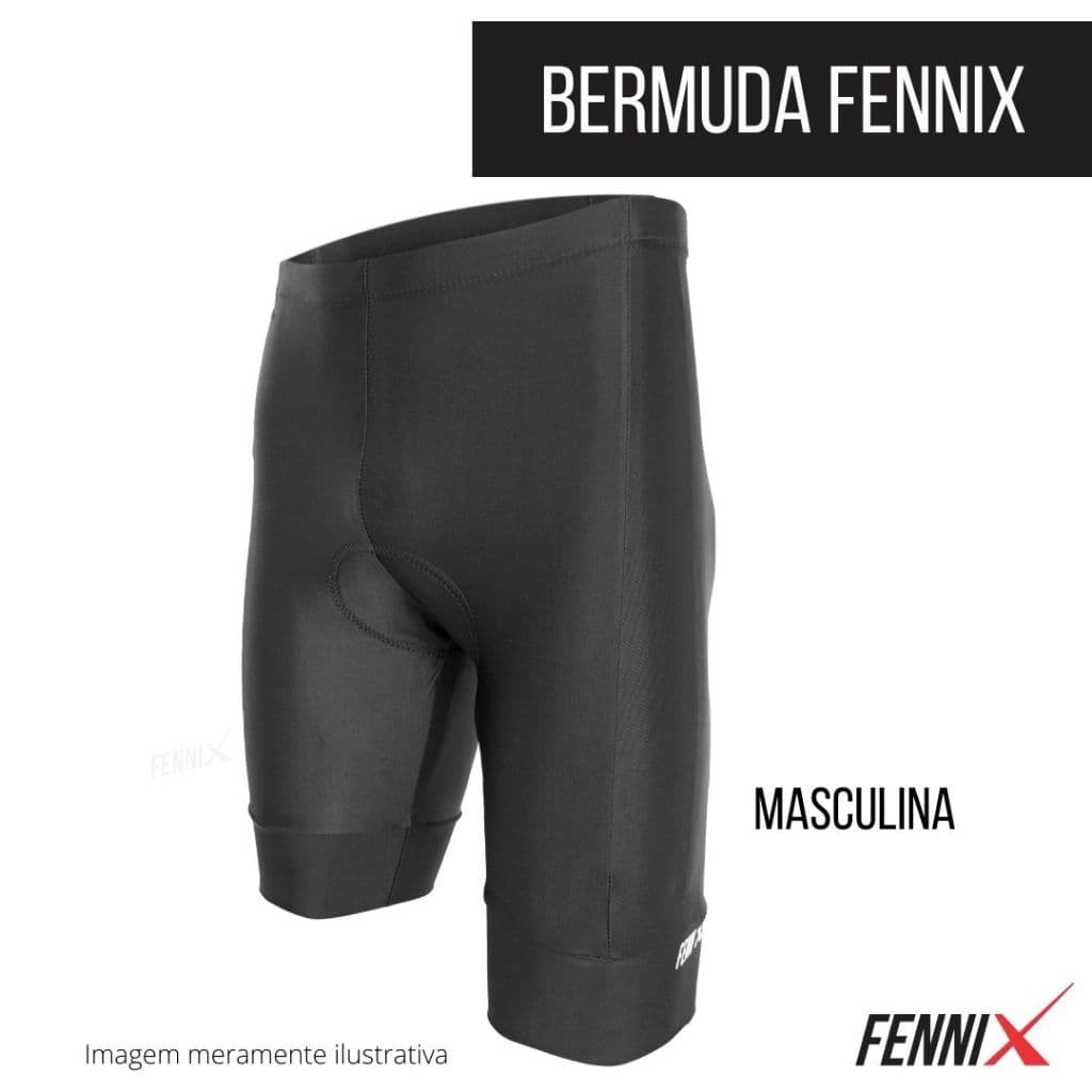 BERMUDA CICLISMO MASCULINA TAMANHO PLUS SIZE