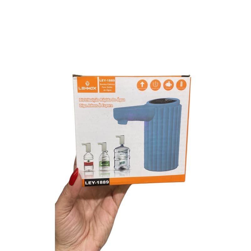 💧 Bomba Elétrica para Galão Recarregável USB. Praticidade, rapidez e água sempre ao alcance.