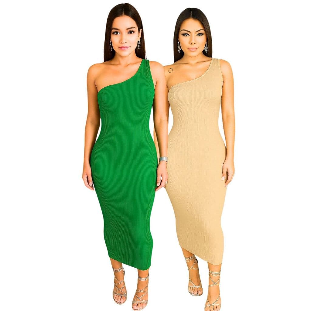 Kit 2 Vestido Feminino Midi Mula Manca Conforto e Estilo