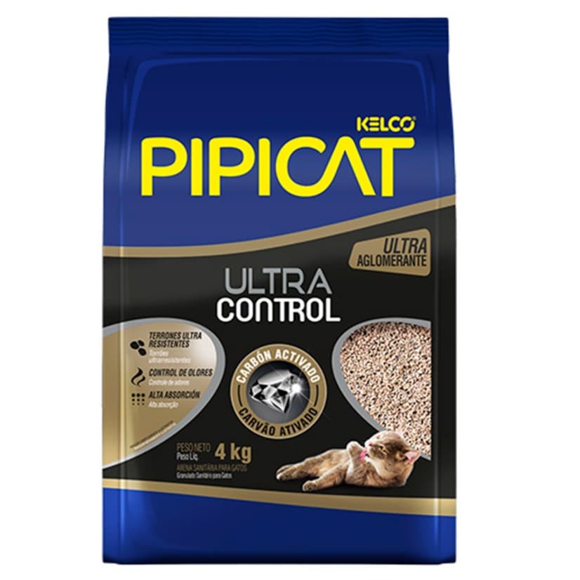 Granulado Sanitário Pipicat Ultra Control Carvão Ativado 4kg