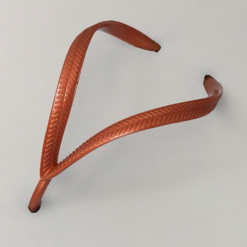 Correia Slim para Chinelos Modelo Fina Feminino cor Terracota