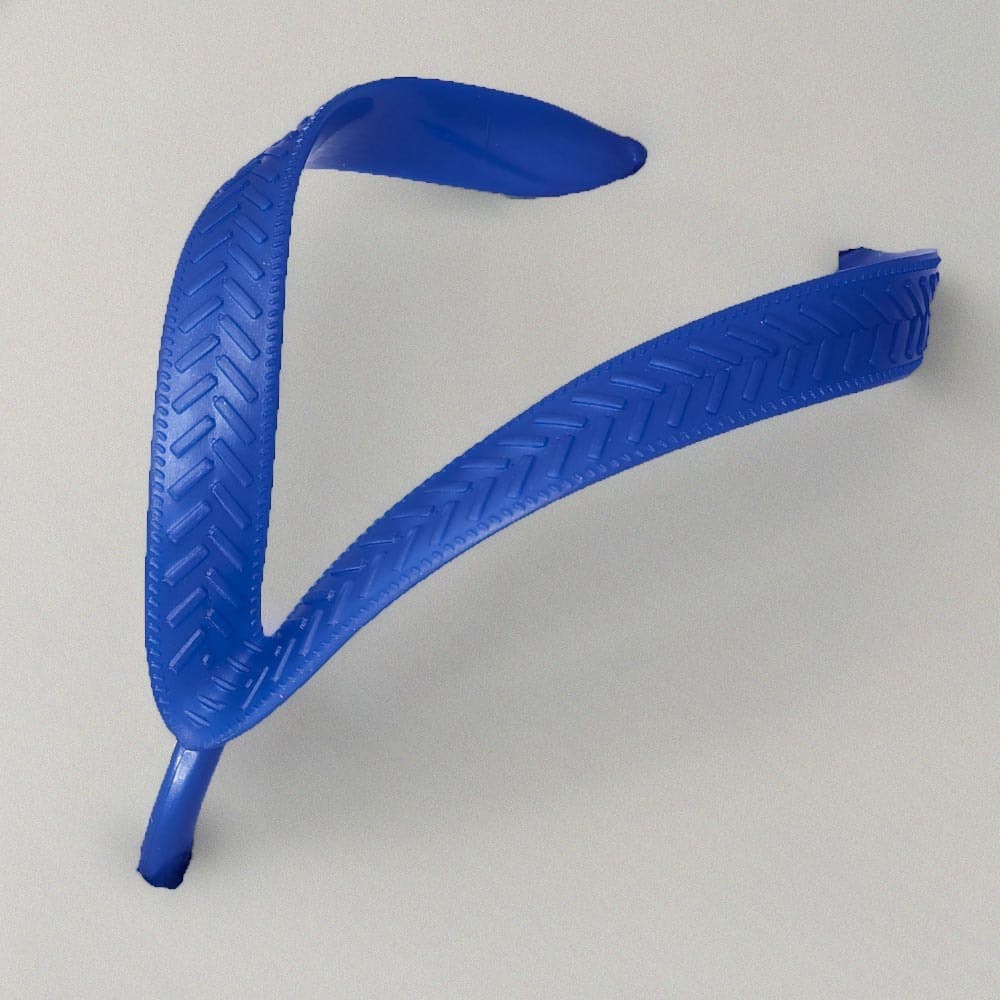 Correia Larga para Chinelos Modelo Tradicional Unissex cor Azul Bic