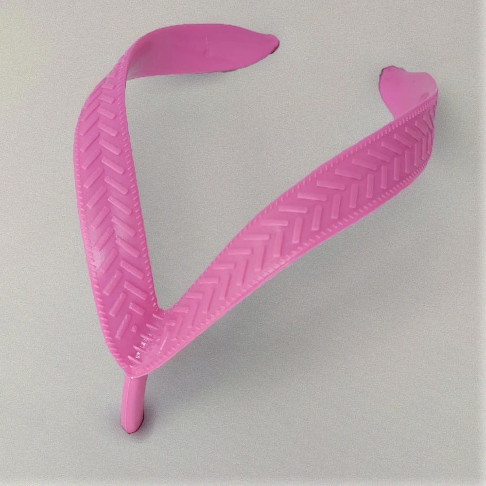 Correia Larga para Chinelos Modelo Tradicional Unissex cor Rosa Chiclete