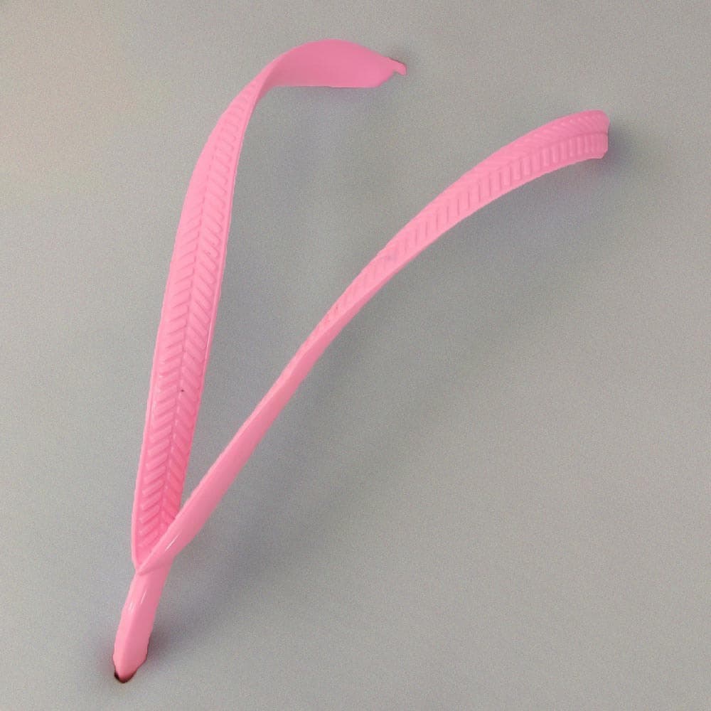 Correia Slim para Chinelos Modelo Fina Feminino cor Rosa Glacê