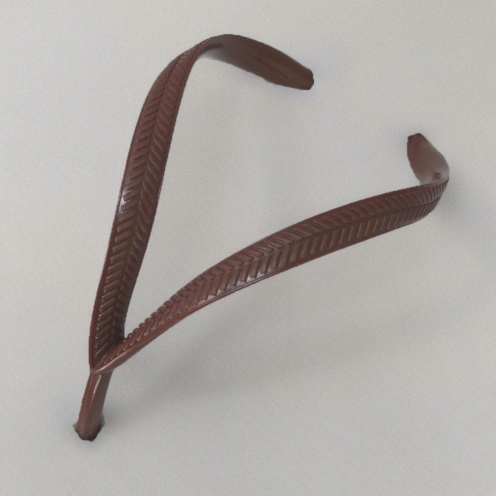 Correia Slim para Chinelos Modelo Fina Feminino cor Marrom