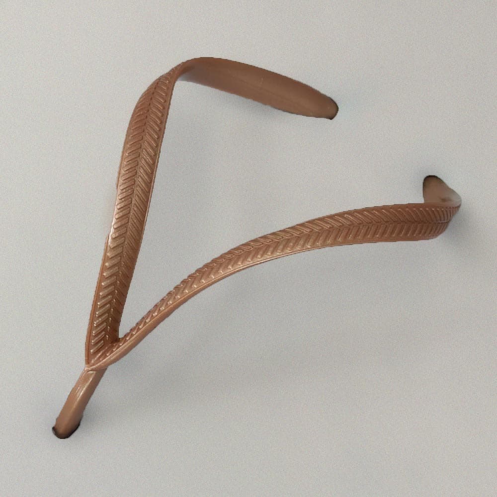 Correia Slim para Chinelos Modelo Fina Feminino cor Ferrugem