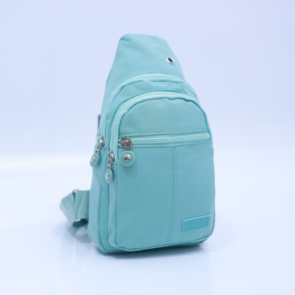 Bolsa Mochila Transversal Feminina Minimalista Casual