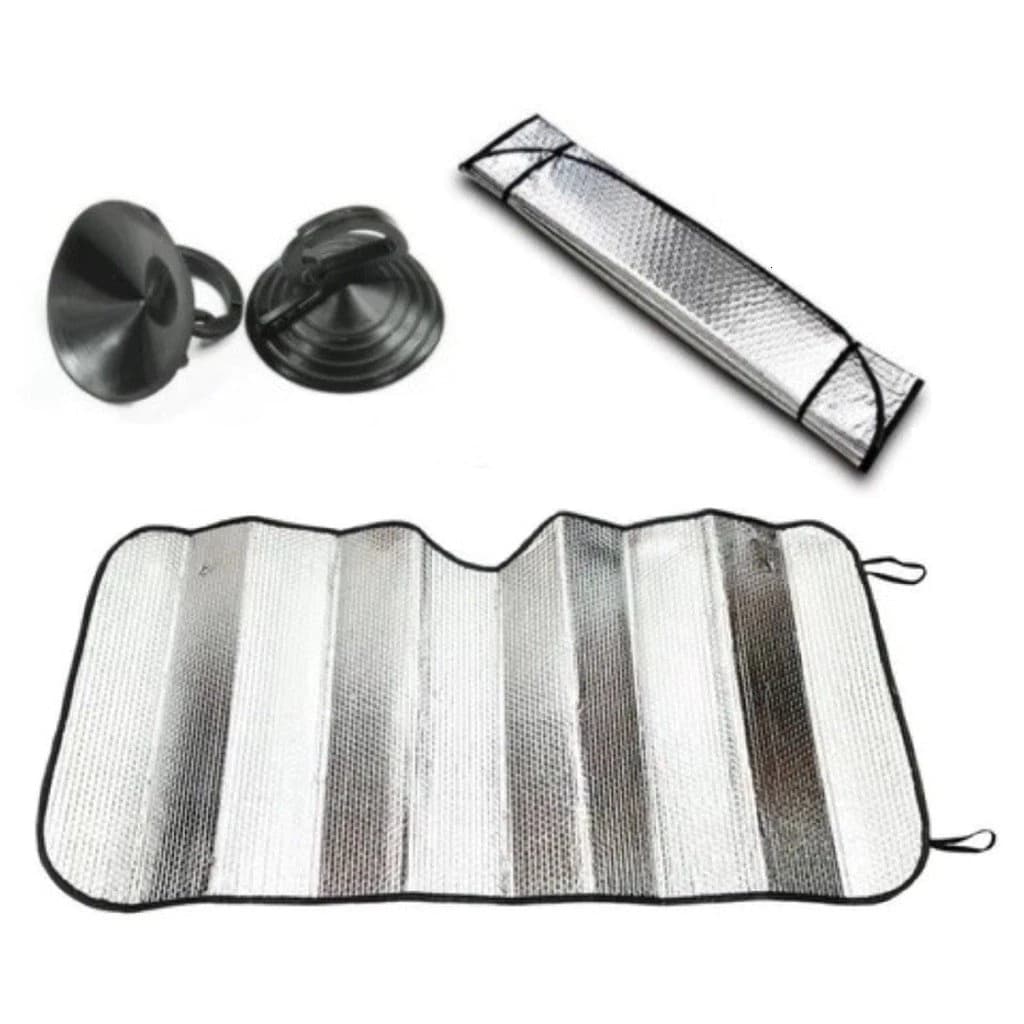 Quebra Sol Automotivo Dobrável Universal – Proteção UV e Redução de Calor UNIVERSAL
